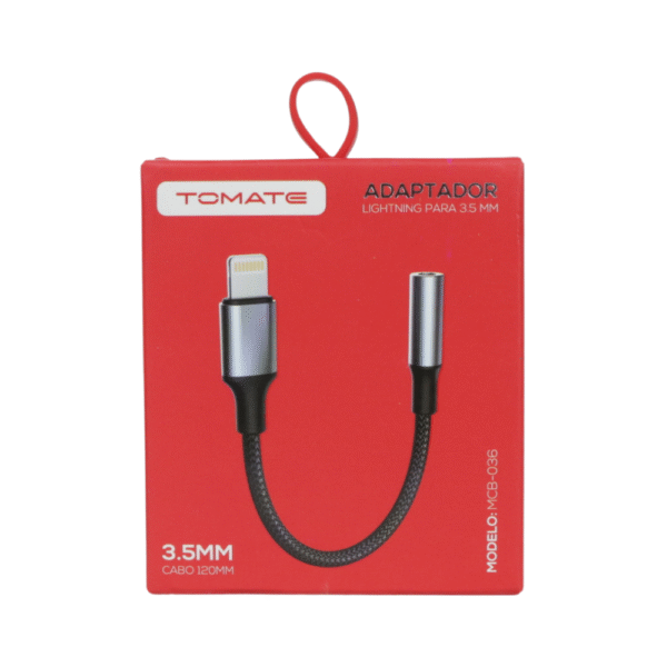 Adaptador Lightning p/ 3.5mm c/ Fio 1,2m (MCB036)
